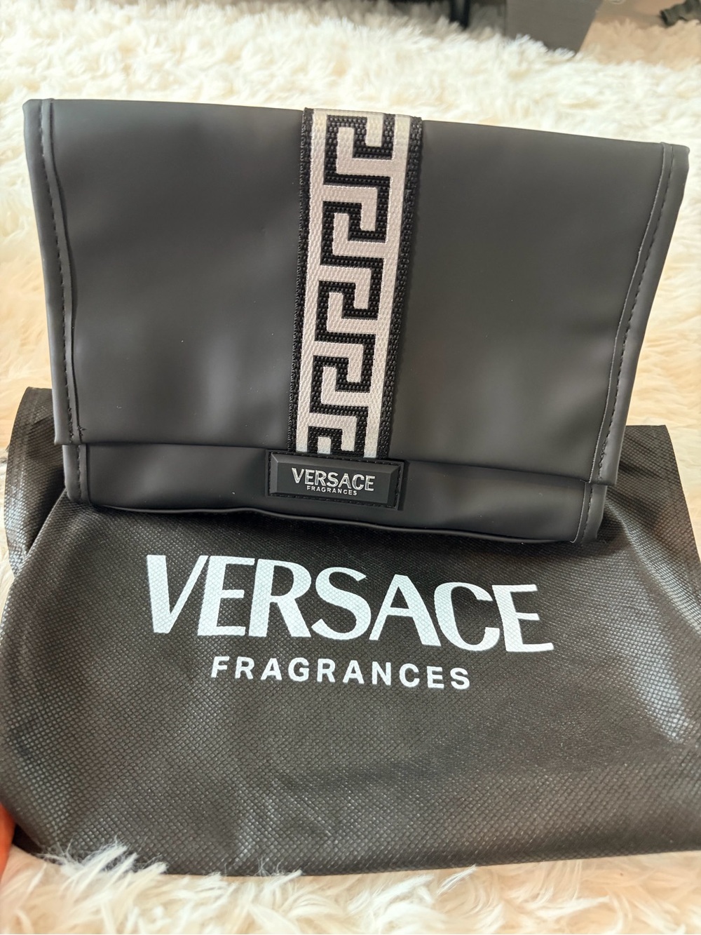 Versace Men's Toiletry Bag/women’s Clutch/make up pouch